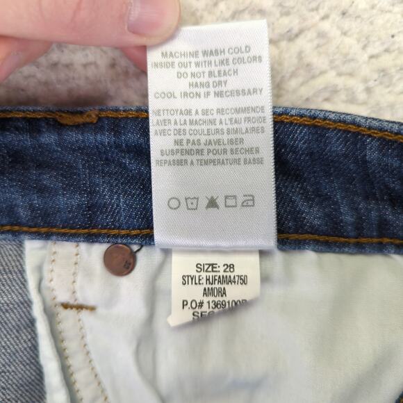 Joe's Jeans‎ Distressed Denim Shorts Women's Size 28 Stretch Amora HJFAMA4750 - Picture 5 of 5